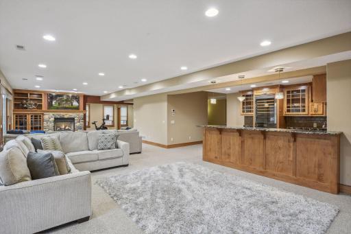 Basement with Wine Cellar ready to be finished