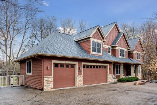 Home Front with Heated/Insulated 3 Car Garage