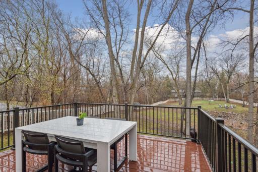 Maintenance Free Deck overlooking Expansive Backyard