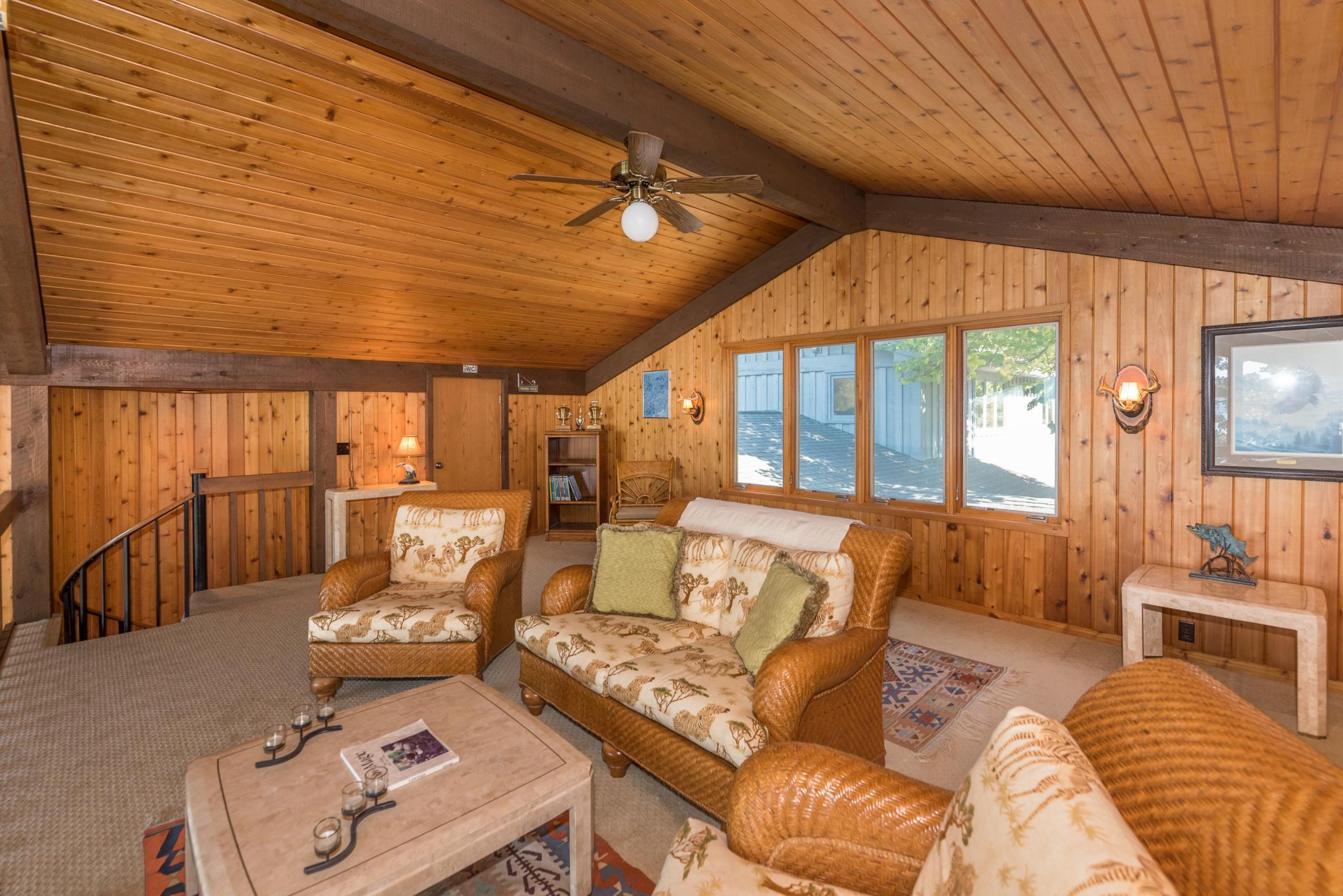 Loft Sitting Area With Half Bath