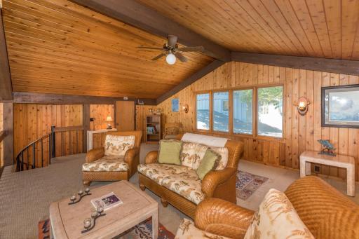 Loft Sitting Area With Half Bath