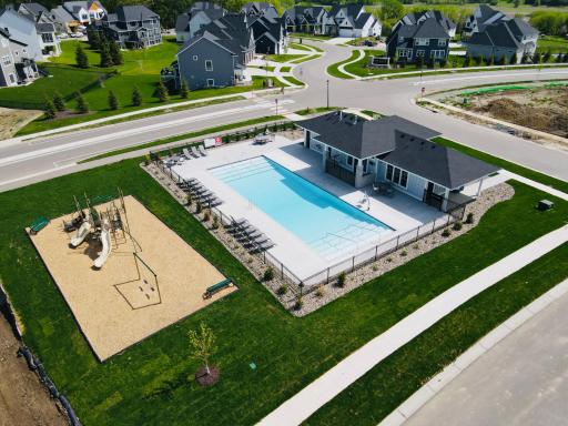 Ridge at Elm Creek Community Pool, Clubhouse and Playground.