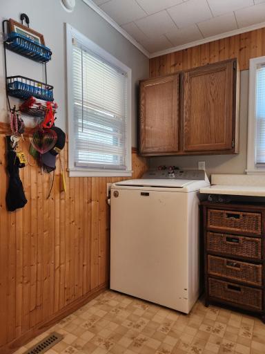 Photo for 205 N Main Street, Taunton, MN 56291 - Listing #6354878 Washer and dryer currently in kitchen, with space for dishwasher