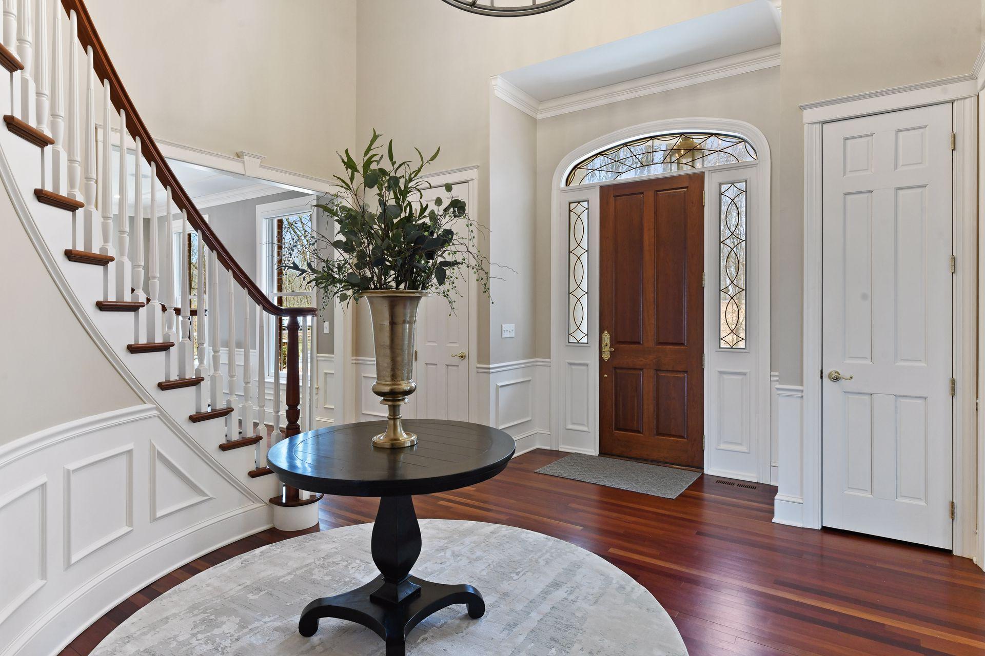 The utmost attention to beautiful design detail and talented craftsmanship is apparent the moment you walk through the front door