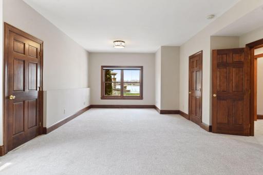 Bedroom #6 on the lower level is quite spacious making it a possible "mother-in-law" suite