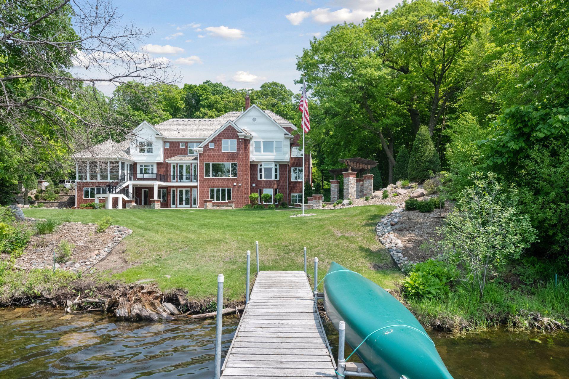 Views from the permanent dock on Gleason Lake.