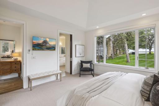The oversized windows give you plenty of natural light and great views of the bluffs!