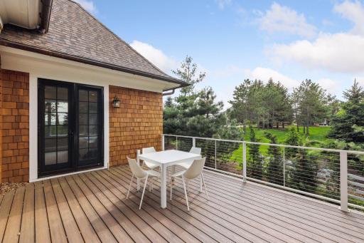 Off the back, you have a maintenance free deck which is perfect for entertaining.