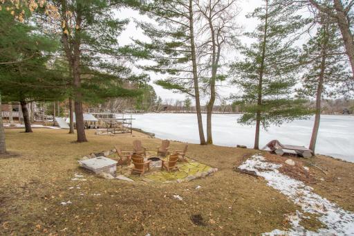 Enjoy your summer evenings at the lake side fire pit with amazing lake views!
