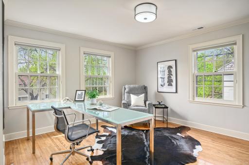 5th bedroom on 2nd floor currently used as an office.