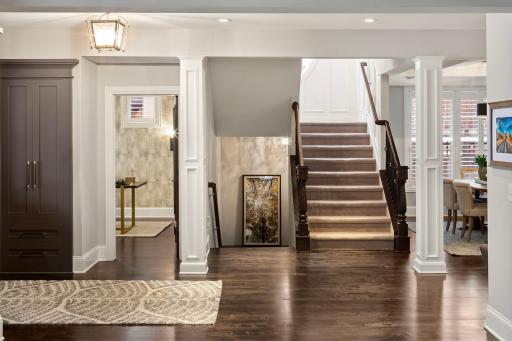 Exquisite finishes including hardwood floors, enameled woodwork, marble, intricate tile & artistic fixtures.