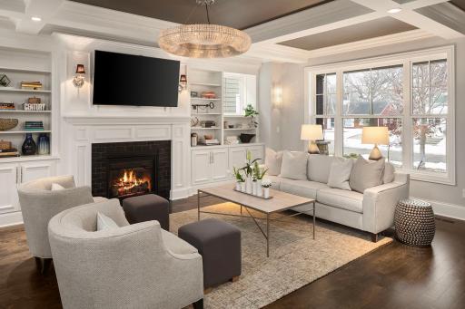 Wonderful natural light flows into the main level living and throughout.