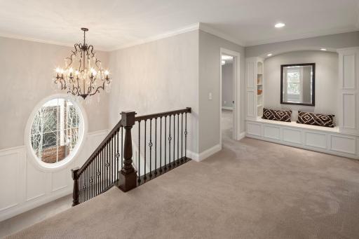 Ownerâs suite with walk-in closets & spa like bathroom, three additional bedroom suites & laundry on the upper level.