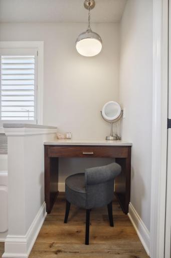 Perfect spot to get ready in the morning!
