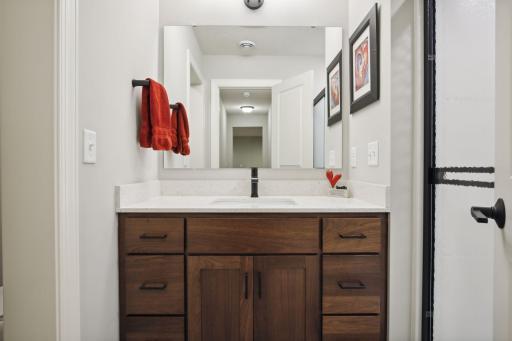 The 4th bathroom is right outside the 4th bedroom...perfect for your guests!