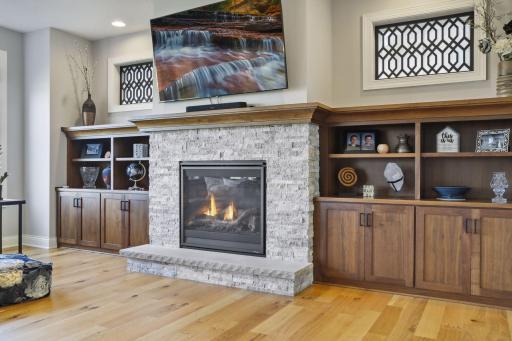 Enjoy your MN winters with the gas fireplace
