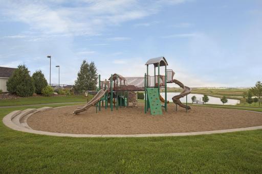 This neighborhood has two playgrounds and miles of walking trails!