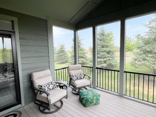 Enjoy your screened in porch with upgraded Azek decking!