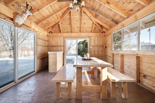 Imagine all the fun that can be had in the Tiki hut