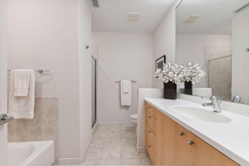 Additionally, there is a full bathroom caters to their needs.