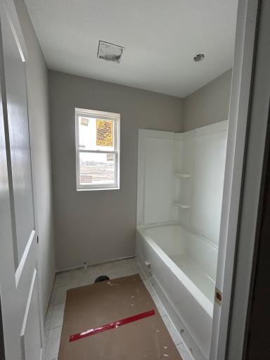 Hall Bathroom, Photo Taken of Actual Home.