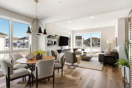 Urban inspired interiors with luxury features. Photo is of model home; options and features will vary.