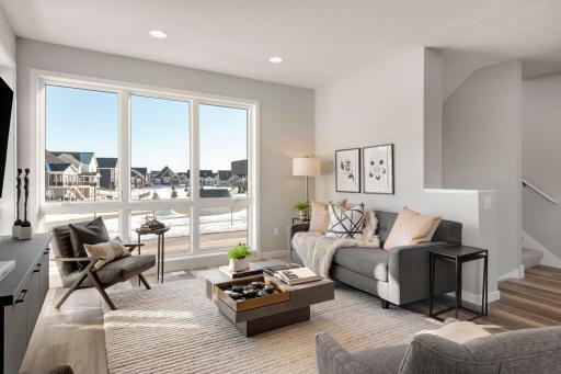 Urban inspired interiors with luxury features. Photo is of model home; options and features will vary.