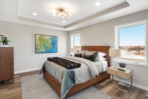 Urban inspired interiors with luxury features. Photo is of model home; options and features will vary.