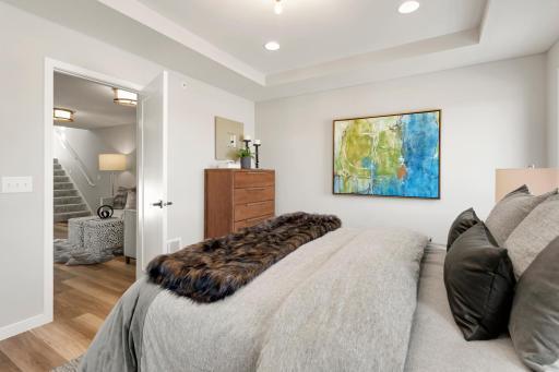 Urban inspired interiors with luxury features. Photo is of model home; options and features will vary.