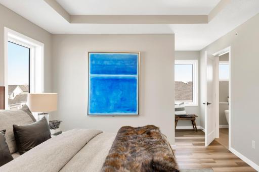 Urban inspired interiors with luxury features. Photo is of model home; options and features will vary.