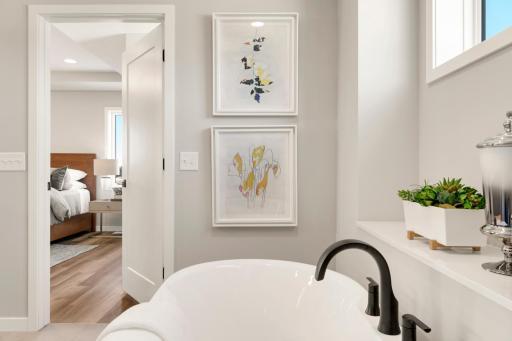 Urban inspired interiors with luxury features. Photo is of model home; options and features will vary.