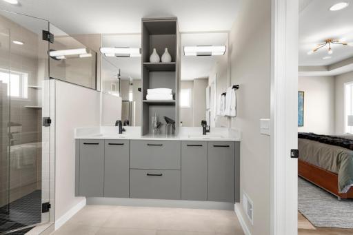 Urban inspired interiors with luxury features. Photo is of model home; options and features will vary.