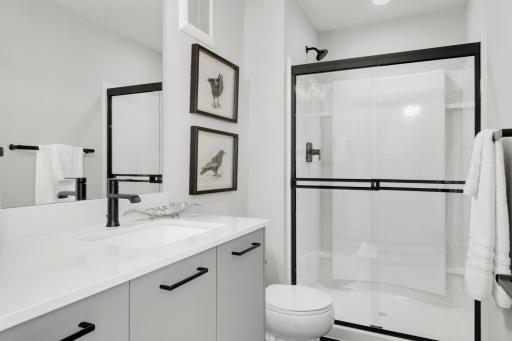 Urban inspired interiors with luxury features. Photo is of model home; options and features will vary.