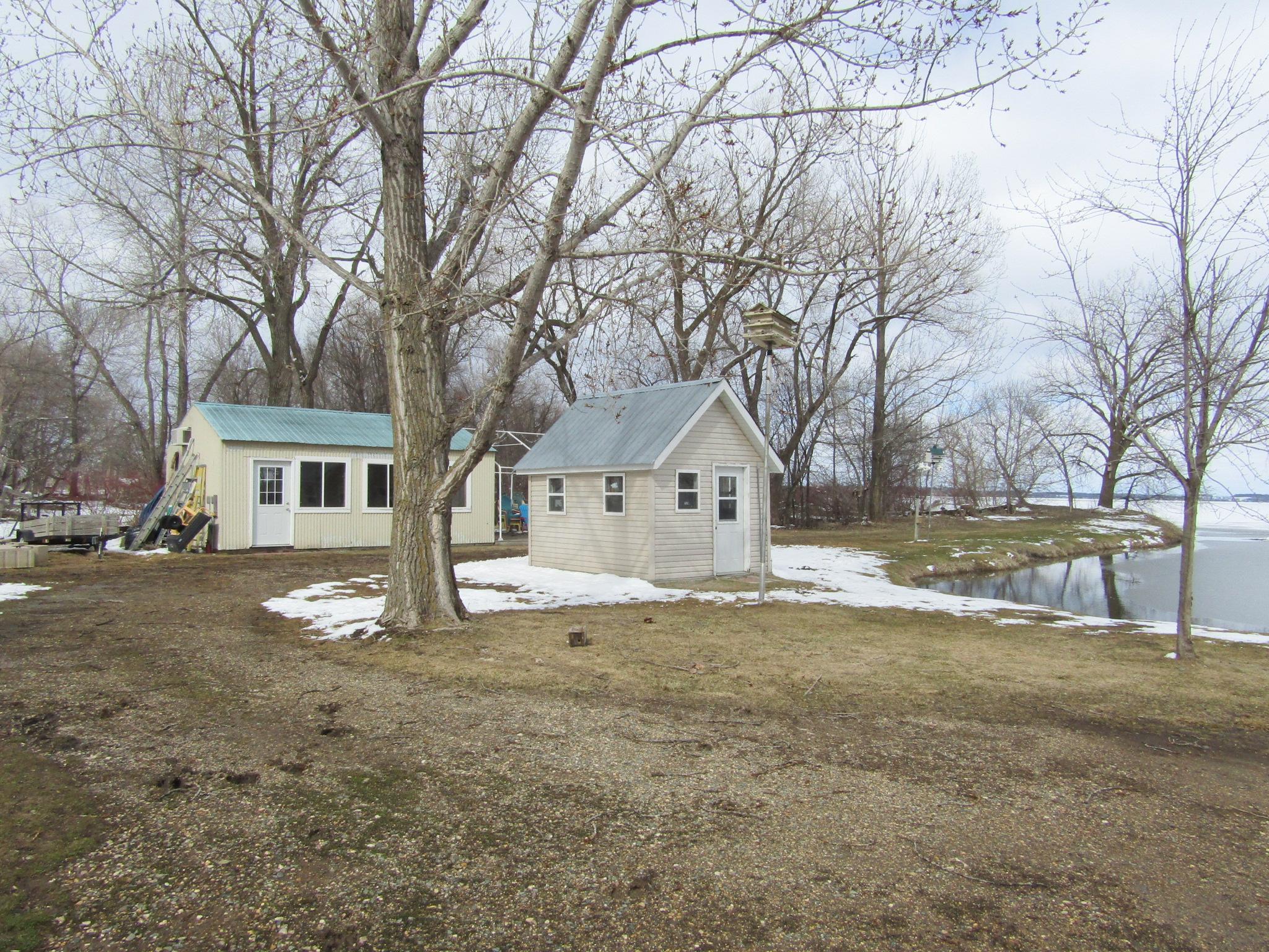 Community building and fish house