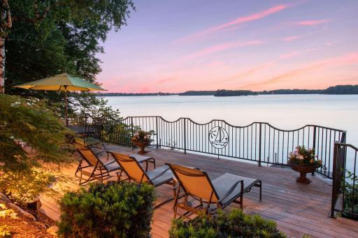 Once in a lifetime opportunity to own 128 feet of premium northwest facing, A-quality frontage on Lake Minnetonka.