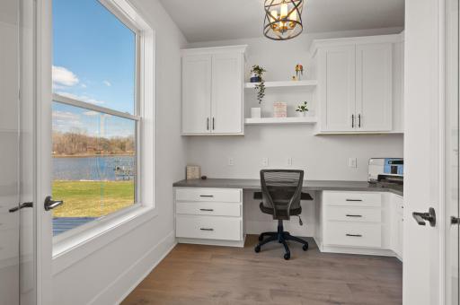 Enjoy the view while you work, study or manage the household!