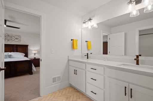 Wonderful detail in this Jack and Jill full bath
