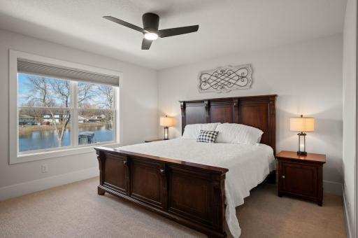 Upper level bedroom with large walk-in closet and Jack/Jill bath