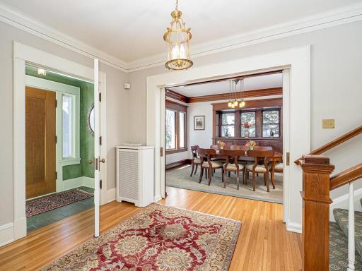 From the moment you enter this majestic home, you feel the quality of the era.