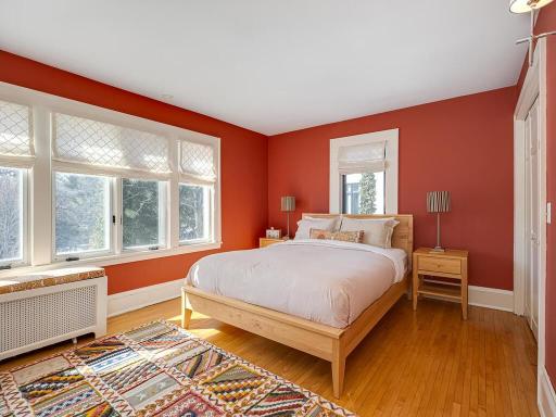 Bedroom 3 with large windows and loads of natural light