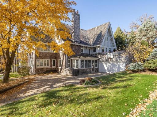 Back yard lined with mature trees for privacy