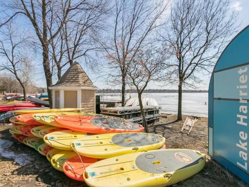 Enjoy all that Lake Harriet has to offer. You are also a short drive to shops and restaurants throughout the area from Linden Hills to 50th and France.