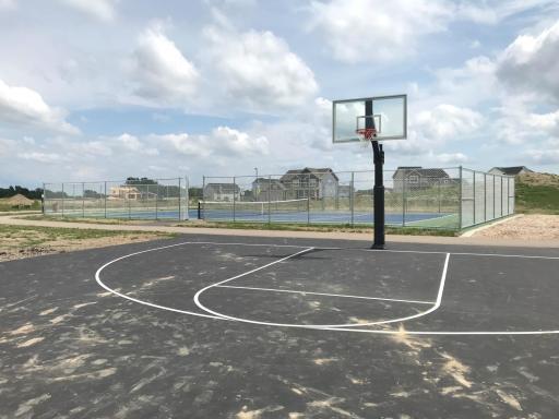 New Basketball and Tennis courts at the Highland Ridge Playground!.jpg