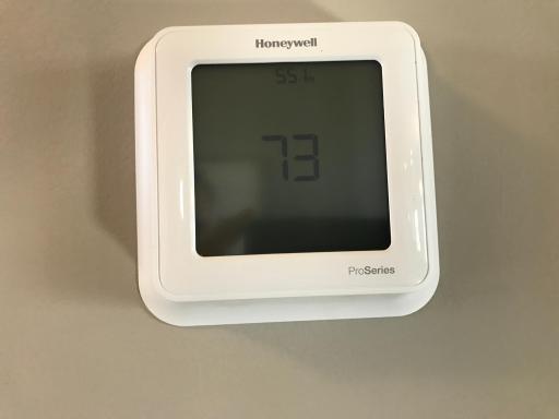 Honeywell Pro Series Z-Wave enabled thermostat.