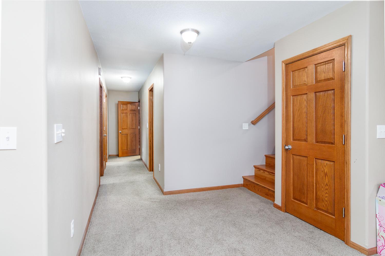 Lower level hallway