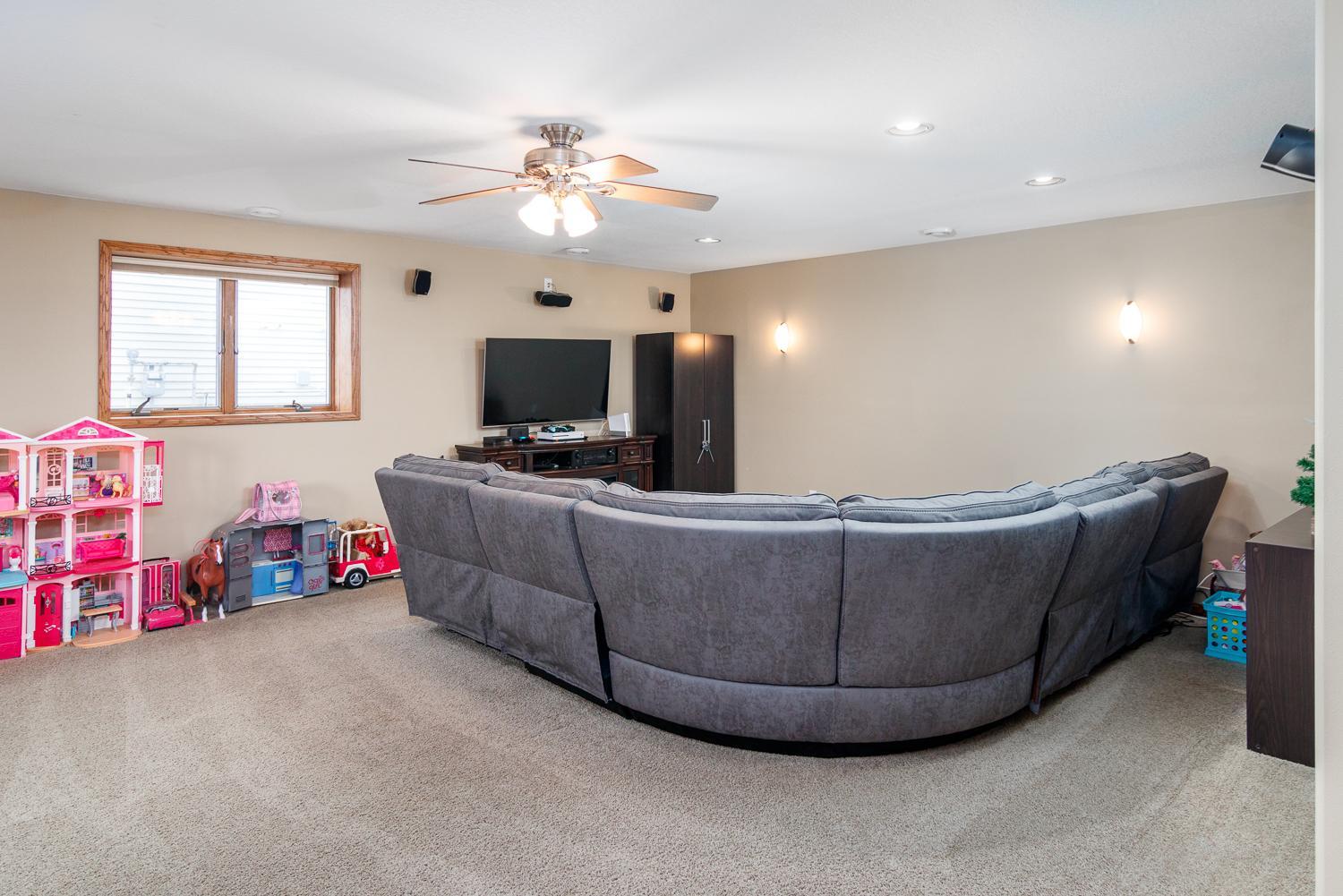 Lower level family room