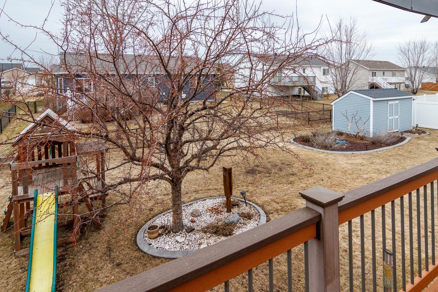 View from deck