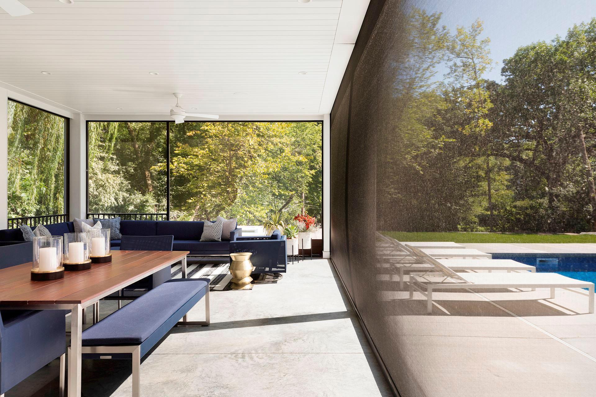 30' Wide Motorized Phantom Screen