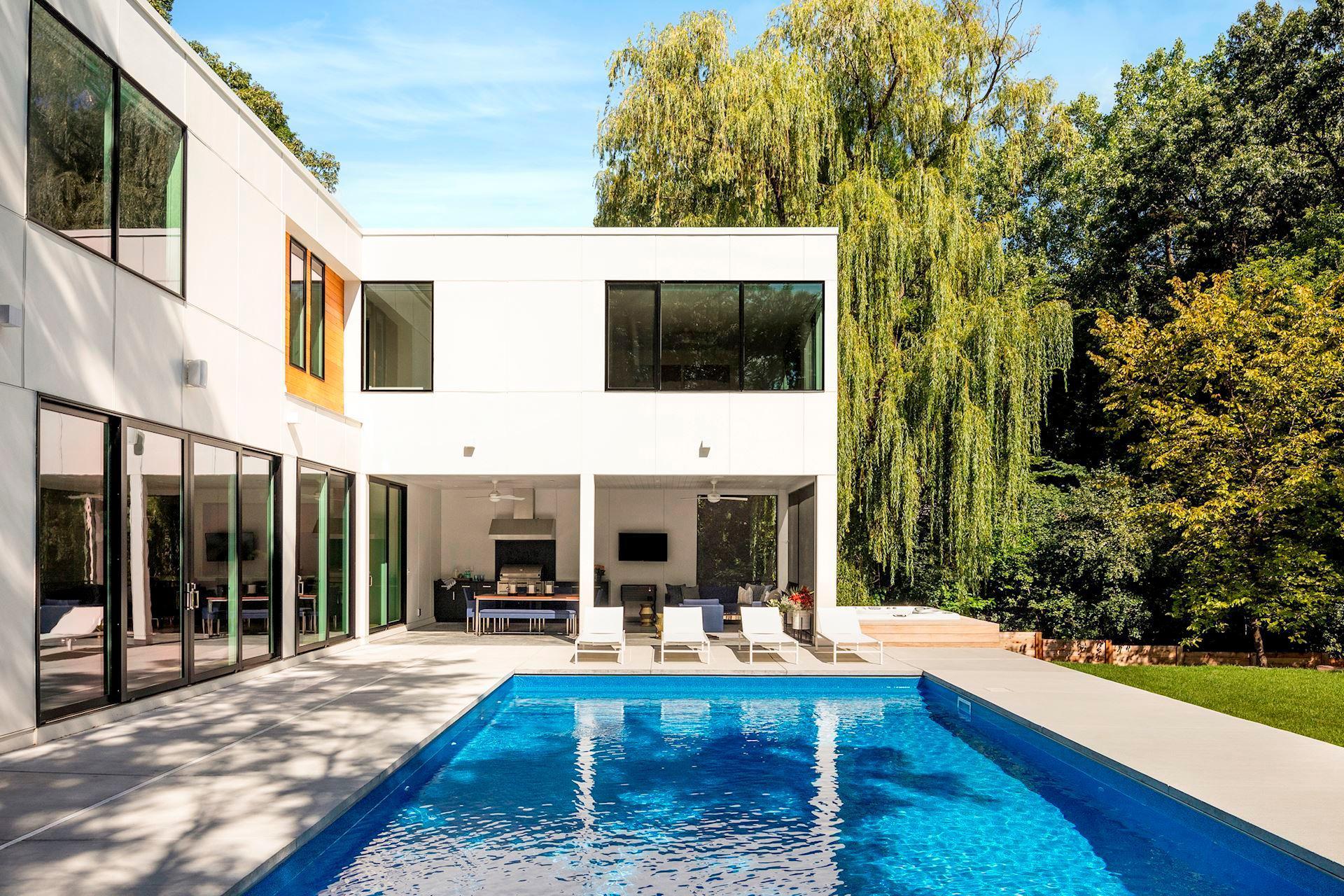 A luxurious outdoor pool for the ultimate in relaxation and entertainment