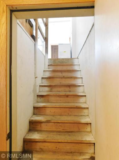 Lower level access from the attached garage.